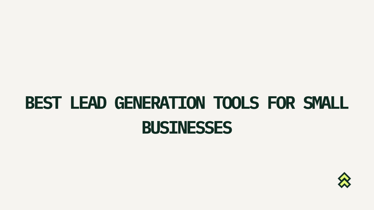 Best lead generation tools for small businesses and what you pay in year two