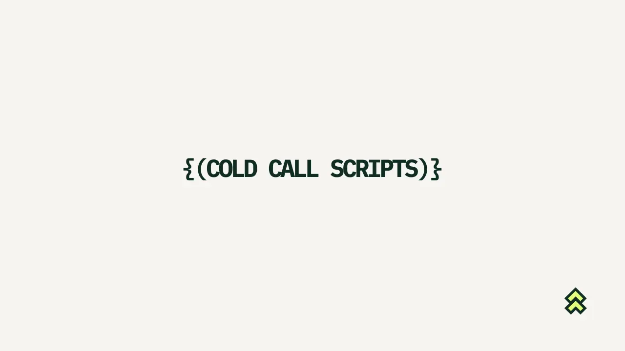 Best cold call scripts, with real connect rate data and the legal rule first