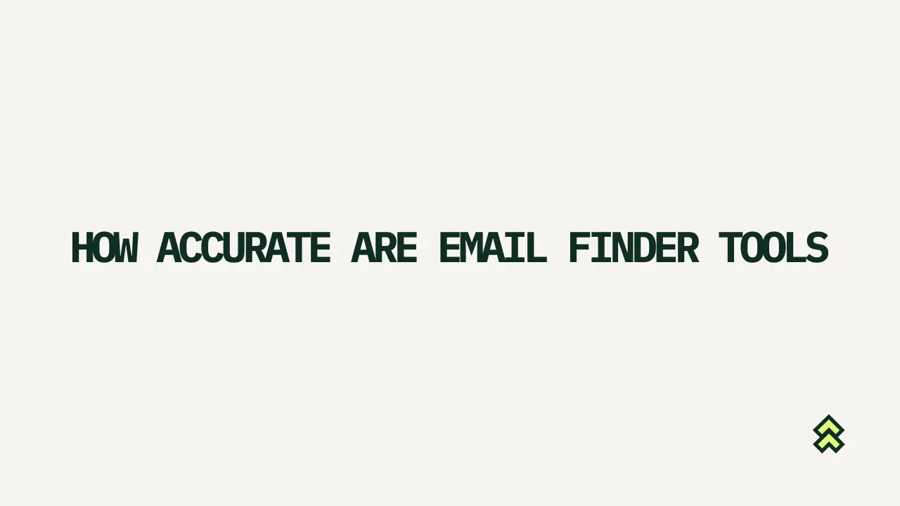 How accurate are email finder tools, and why every vendor's number is different