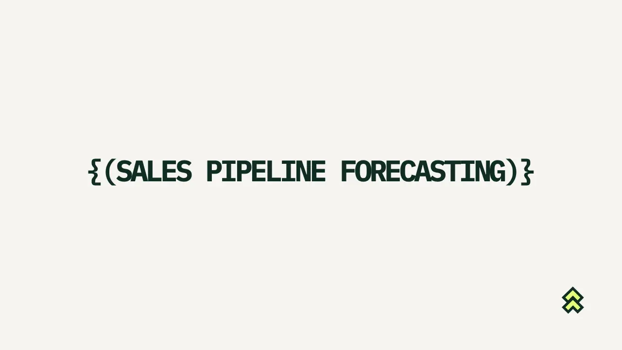Sales pipeline forecasting: why your numbers keep missing and how to fix them