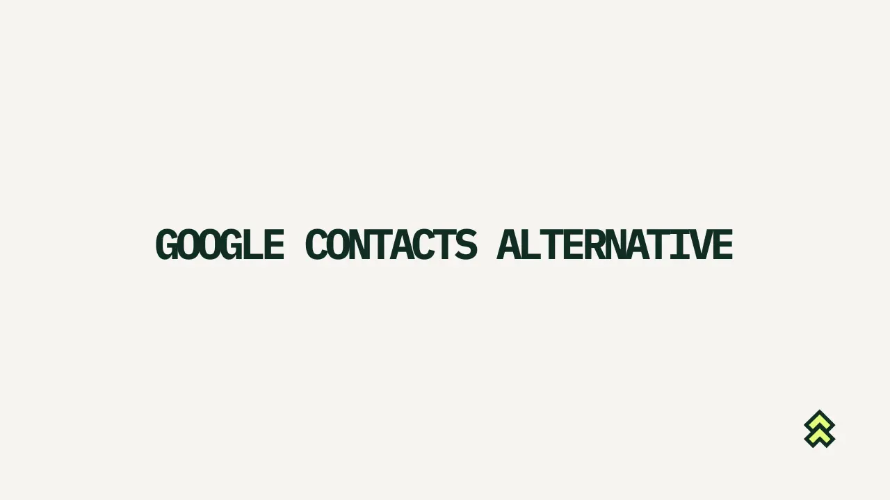 Google contacts alternative: Which type you actually need