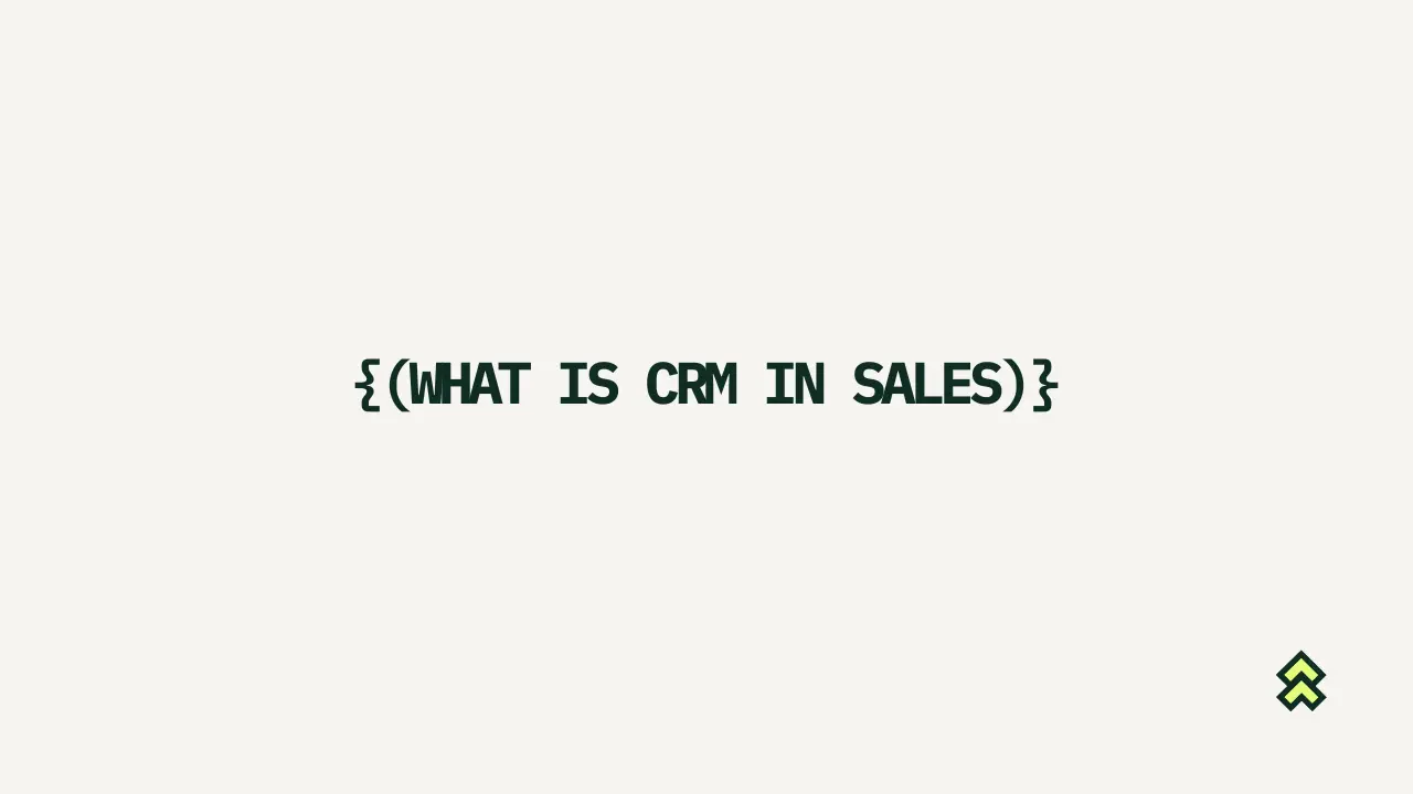 What is CRM in sales, Explained with a working pipeline example