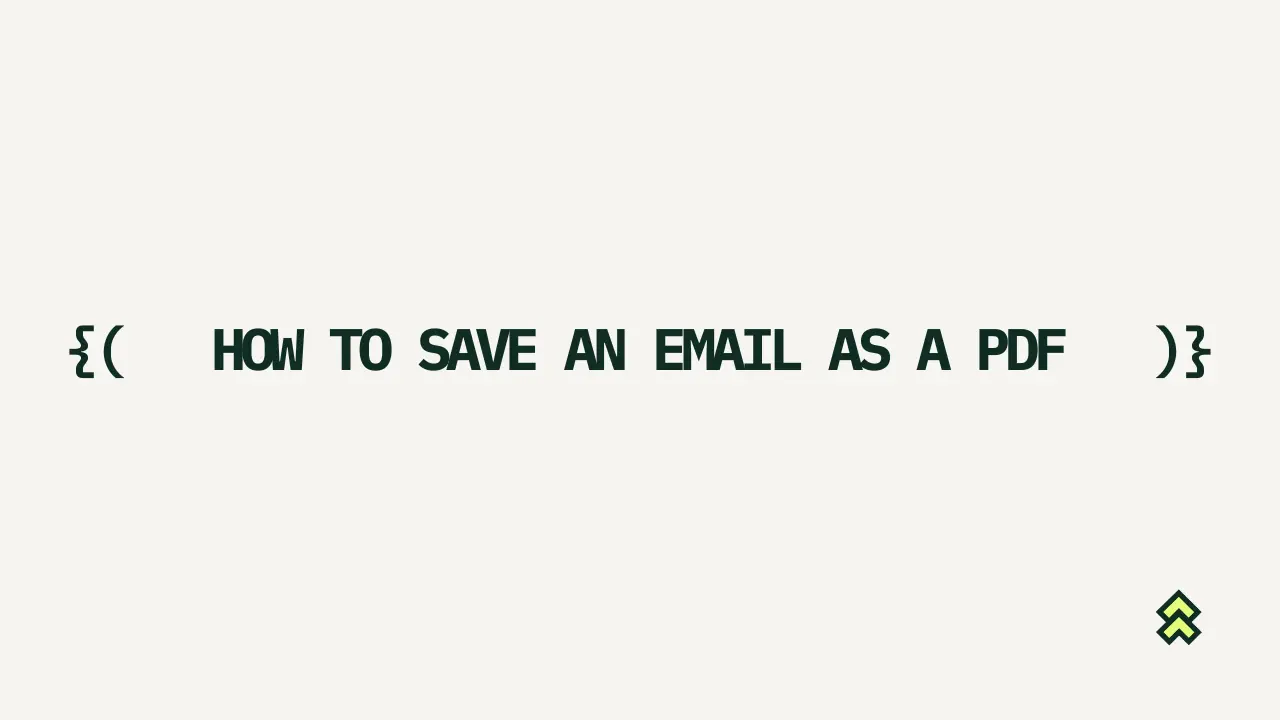 How to Save An Email As a PDF (and what actually happens to attachments)