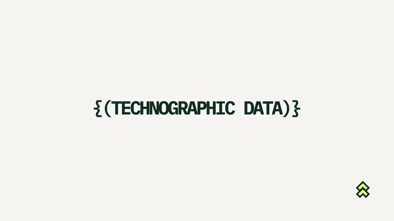 What technographic data actually shows, and when you do not need to buy it